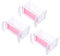Milisten 3 Pcs Doll Cradle Model Simulation Cradle Plaything for Role Playing Accessory Enhance Parent Bonding Imagination Material