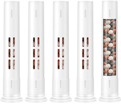 berssen Accessoires pour 5+1 Types de Jets Pommeau de Douche | Filtres à Charbon Actif 5pcs
