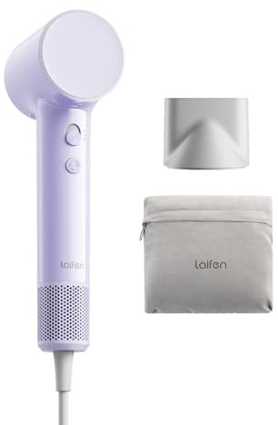 Laifen Air Secador de Pelo con Bolsa de Viaje, 280g, Violeta