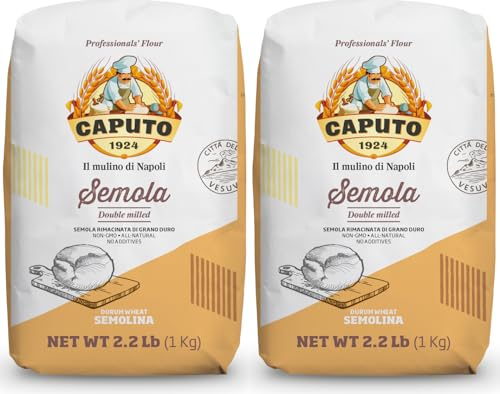 Caputo Semola di grano duro rimacinata di farina di semola 2 pacchi