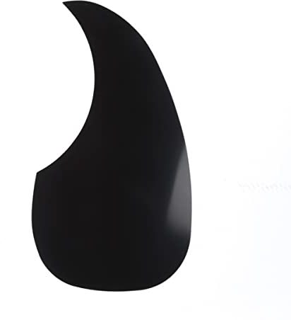Musiclily Tränenform Akustikgitarre Pickguard Selbstklebender Schlagbrett für Martin D28 Style Folk Gitarre, Schwarz