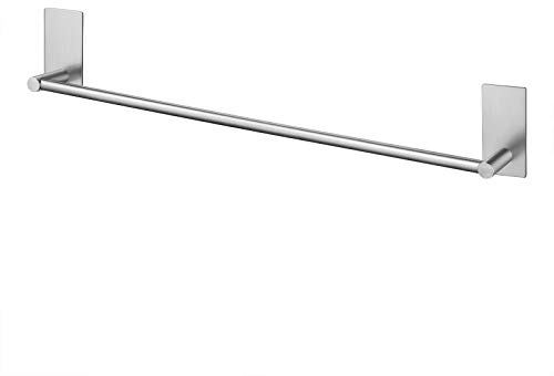 KES Handtuchhalter ohne Bohren 50cm Lang Duschtuchhalter Edelstahl SUS304 Handtuchstange Bad Geschirrtuchhalter Kleben Gebürstet, A7000S50B-2