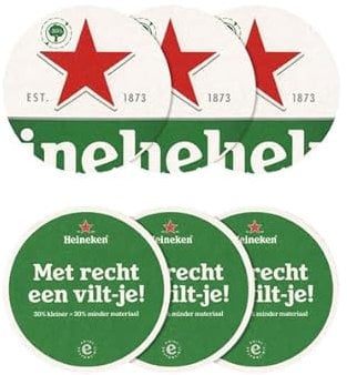 Heineken Vilt 30% Kleiner | 4 x 100 stuks