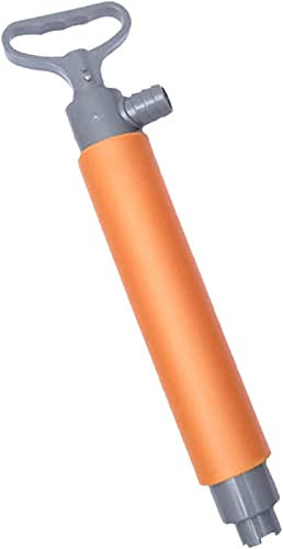 U/D Lunghezza Kayak Pompa a Mano Galleggiante Pompa di sentina Mano Succhiare Acqua per Kayak Canoa Accessori Kit di Sopravvivenza Emrgency (Arancione)