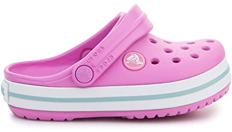 Crocs Crocband Clog T Mixte enfant Sabots, Taffy Pink, 23/24 EU