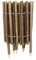 Clôture décorative - clôture de jardin - palissade/clôture en bois avec pénétration dans le sol/Bois de noisetier/Naturel H 50 cm (7-8 cm)