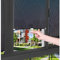 Xrdbfd Tenda a Rullo Oscurante con Ventose Senza Foratura, Tende Avvolgibile Parasole, Tapparelle Oscuranti, Persiane Temporanea a Scomparsa, 50x125/68x125cm, Nero,58x125cm/23 * 49in
