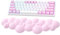Attack Shark Pink Cloud Soft Comfortable Keyboard Wrist Rest,Anti-Skid Ergonomic Wrist Support Keyboard,Desk Hand Wrist TKL Mechanical Keyboard/Full Size Gaming Keyboard,15.2x4.4x1.2 inch Palm Rest