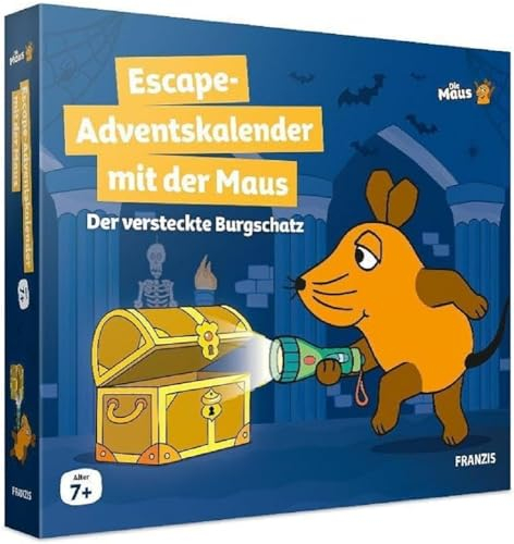 Escape Adventskalender mit der Maus, Der versteckte Burgschatz (Ausgabe für den Buchhandel)