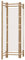 vidaXL Paravent 3-TLG. Faltbar Raumtrenner Raumteiler Trennwand Umkleide Sichtschutz Spanische Wand Wohnzimmer 120cm Bambus Canvas