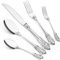 Dokaworld Flatware, Silverware Set for 8 Persons, 40 Piece - Spoons, Forks, and Knives 18/10 Stainless Steel Cutlery