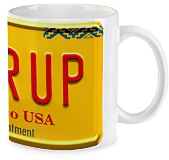 Urban Backwoods Saul License Plate Tasse Mit Spruch Kaffeetasse