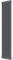 Radbliss Vertical Traditional 2 Column Design Radiator 1800x380mm Anthracite Matt Grey Cast Iron Style Tall RAD Central Heating