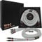 WORLDS BEST CABLES 3 Meter ULTIMATE - 9 AWG - Ultra-Pure OFC - Premium Audiophile HiFi Bi-Wire Speaker Cable Pair with Eminence Gold Banana Plugs & Silver Tweed Jacket