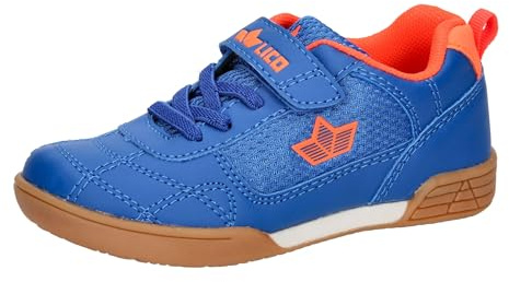 Lico Jungen Unisex Kinder Bernie V Hallenturnschuhe, Blau/Orange, 26 EU