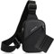 Sling Bag Herren Brusttasche Chest Crossbody Bag Crossover Bag Umhängetasche Herren Klein Damen Wasserdicht Schultertasche Männer Brusttasche Für Männer Frauen Reise Wandern Radfahren Laufen Schwarz