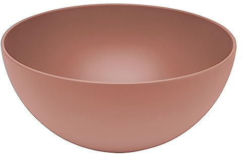 Magu Natur-Design Schüssel Rot Ø 30 cm aus einem Polymer aus natürlichen Materialien Servierschüssel Salatschüssel Obstschale
