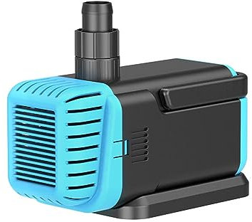 VIDECOR Aquarium Submersible and Inline Water Pump Submersible Pump Suitable for Fish Tank, Pond, Aquarium, Statue, Hydroponics.,YQB-16000