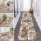 ZDYHMrj Teppich Läufer Flur Küche Abstract rutschfest Korridor Teppichläufer Waschbar Modern Schlafzimmer Wohnzimmer Läufer Teppich Breite 40-120cm