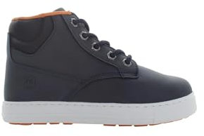 Lumberjack King Navy Blue/Black Sneaker Mid con Zip Laterale (36)