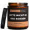 Bad Dekoration Duftkerze mit Spruch | Handgemacht aus Sojawachs | In Geschenkbox | Nachhaltiges Valentinsgeschenk | Lustige Gast Geschenk Idee | Freunde BFF, Mama, Kollegen |Apfel-Zimt