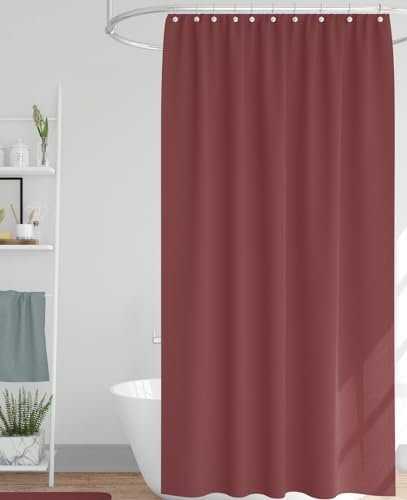 Urban living Scarlett Jacquard-DUSCHMANTEL mit 12 Ringen 180X200CM 110GM