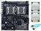 DKSooozs X99 Dual-Socket Motherboard LGA2011-3 Dual CPU Support RECC DDR4 Memory con 2XE5 2620 V3 CPU+SATA Cable