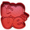 Tagliabiscotti.it - LOVE - San Valentino - Cookies cutter - Tagliabiscotti - Formina - Cutter per biscotti o decorazioni torte in pasta di zucchero - Misura 8cm x 8cm x 1,2cm.