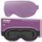 Masque de Nuit Innovant 2025, Trilancer Bandeau de Sommeil les yeux, Cache-œil Dormir,Masque de Sommeil, Voyage Avion Méditation Siestes, Accessoires pour Hommes et Femmes, Bloque la Lumière (Violet)