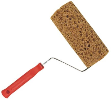 Sharplace Schwamm-Farbroller, DIY-Werkzeug, Künstlerbedarf, multifunktionales Wandmalerei-Struktur-Malpinsel-Werkzeug zum Ersetzen von Farben, Stil c