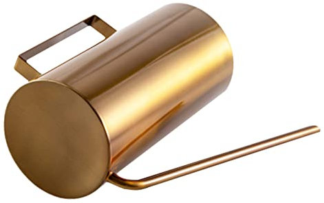 Gogogmee Edelstahl Pflanzengießkanne Mit Sprühfunktion Für Gartenarbeit Großes Volumen Metallblumenwasserkanne Praktisches Gartengerät Für Pflanzen Und Blumen