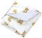 TupTam Krabbeldecke für Baby 120x120 cm - Gepolsterte Spieldecke Baby Baumwolle, XXL, OEKO-TEX, Weich & Hautfreundlich, Farbe: Tiere auf Wolken/Weiß/Grau/Beige