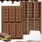 2 Stück Schokoladenform, 3 cm Schokoladenform tief,schokoladenform silikon, Mit Abstreifer Antihaftbeschichtung Schokoladentafel Form für Schokolade Praline Süßigkeiten