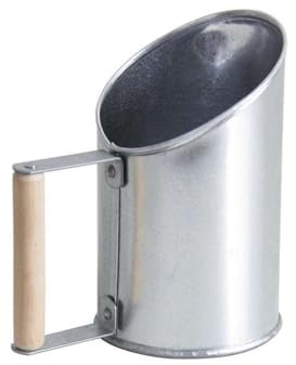 Linxor - Pelle à granulés, pellets en Fer de Zinc et poignée en Bois - 1.5L - Plusieurs Coloris