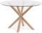 IBERA HOME - Mesa Redonda de Cristal Templado de 120 cm para Comedor o Cocina – Elegancia Contemporánea y Durabilidad
