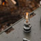Zeroupshop Portable Gas Lantern, Camping Candle Lights With Empty Fuel Canister For Camping, Refillable EN417 Lindal Valve Type Gas Canister(Only Tank)