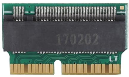 Solinder Convertir 2280 PCIe X4 M.2 AHCI NGFF Tarjeta Adaptadora SSD para 2013 2015 Mac Book Air A1465 A1466, Pro A1398 A1502 sin Necesidad de Controladores Adicionales