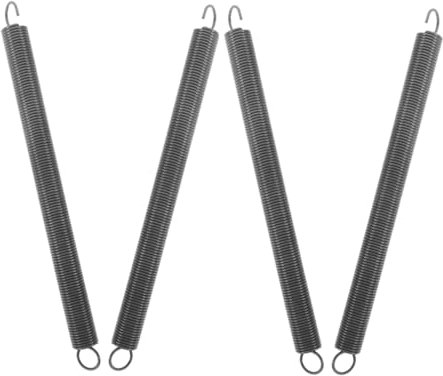 Ciieeo 4pcs Loft Ladder Spring Replacement Parts Compatible Century Springs for Attic Stairs Garage Warehouse Use