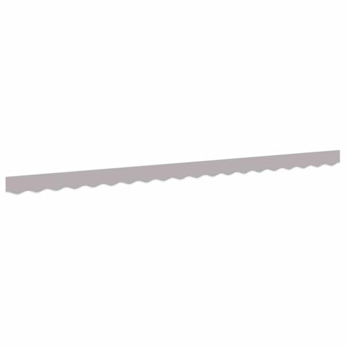 vidaXL Markisenschürzen-Ersatz Hellgrau 430 x 20 cm Polyester | Du brauchst nur zwei Leute und ein paar einfache Werkzeuge, um's aufzubauen, Aus UV- und wasserabweisendem Polyester,