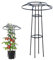 Enrejado de metal para jardín, ayuda a escalar flores – Diseño en forma de sombrilla como ayuda para plantas para arriates, invernaderos, terrazas y cultivo de hortalizas