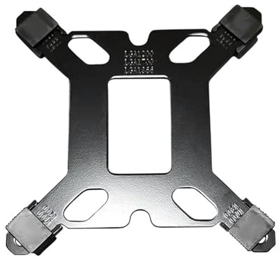Uqezagpa Halterung Kühlkörper Rückplatten Kühlung Montageplatte für 1700X/115X/1366 CPU PC Kühlkörper Lüfter Montagehalterung Praktischer und stabiler Lüfter