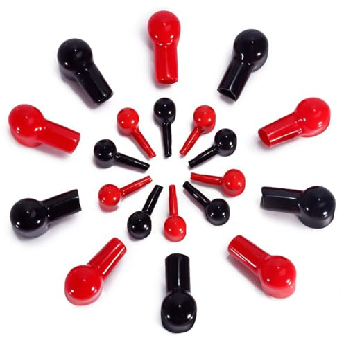 Car battery cover Automotive Replacement Battery Terminals Ends Flexible Battery Terminal Boots Insulator Covers 20PCS