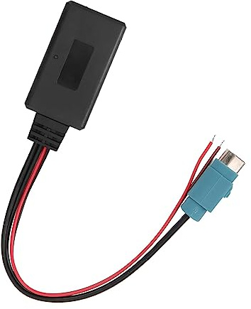 Qudinip 12-V-Bluetooth-AUX-Kabel, Kabelloser Audio-Adapter mit AUX-Eingang für DVA 9861 Ri IDA X001 IVA 205R, Kompaktes, Leichtes, Tragbares ABS-Material