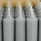 Bütic GmbH Stabkerzen durchgefärbt 180mm x Ø 22mm - Kerzen hochgereinigt, Brenndauer 8h, geruchsneutral, rußarm mit rückstandsfreiem Abbrand, Farbe:Grau, Set mit:16 Stück