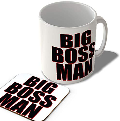 McMug - Big Boss Man - Mug and Coaster Set, Ceramic, 11fl.oz.