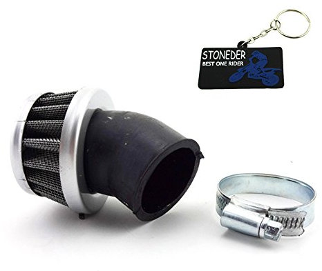 Stoneder, filtro dell'aria in acciaio da 35 mm, per moto da 50 cc, 70 cc, 90 cc, 110 cc, Pit Dirt Motor, quad, ATV, moto