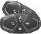 INTERPHONE ACTIVE - Doppio - Interfono Bluetooth da Casco per Comunicazione in Moto, Fino a 4 Motociclisti, Distanza 1Km, Autonomia 15 ore, MP3, GPS, Impermeabile IPX67.