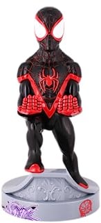 Cableguys - Marvel Miles Morales Spiderman Gaming Accessories Holder & Phone Holder for Most Controller (Xbox, Play Station, Nintendo Switch) & Phone