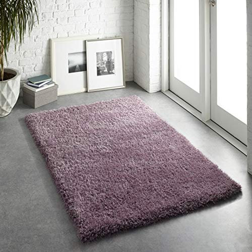 Rugs Direct Origin Chicago Lavender Rug, Polyester, 90 x 150