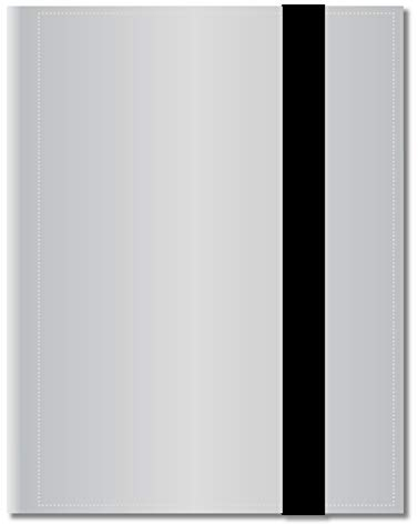 Arkero-G® 18-Pocket Pro Album - Weiss/White - 360 Karten Binder - Tauschalbum/Sammelalbum z.B. für MTG Magic, Pokemon, YuGiOh, Match Attax